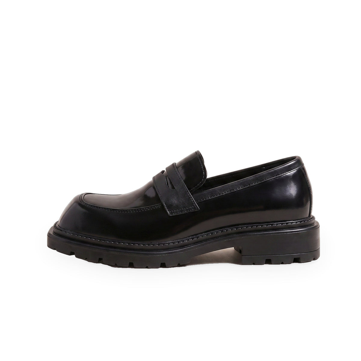 glenmore-penny-loafer-Black-lateral