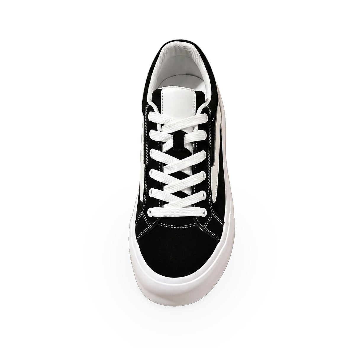 mendip-suede-sneaker-Black-White-top