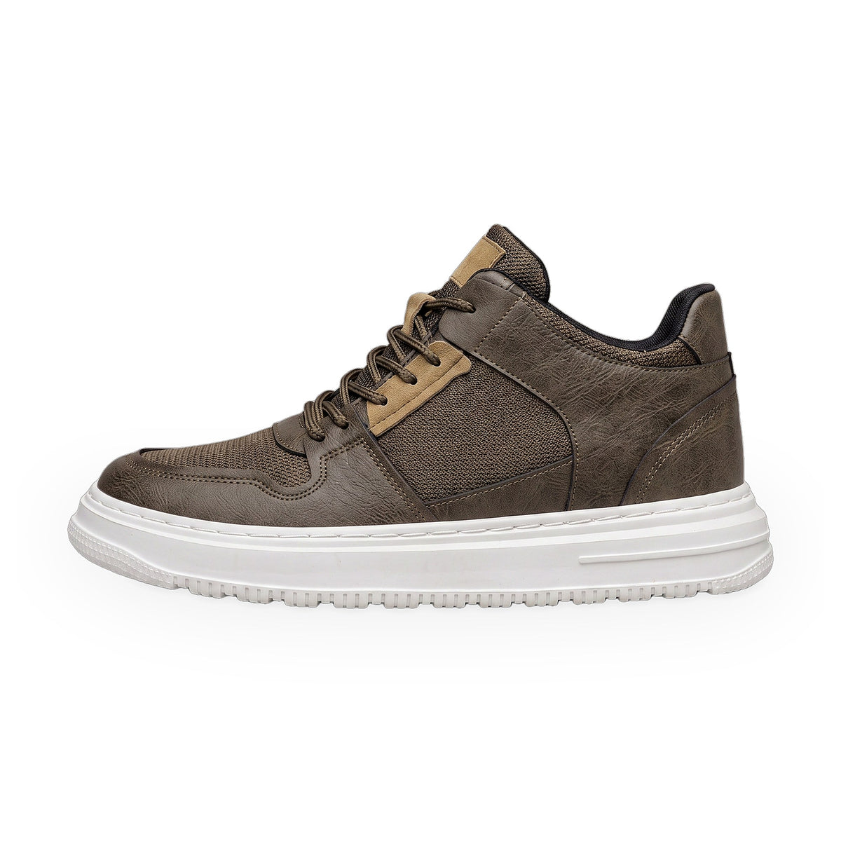 merton-knit-trainer-Olive-lateral